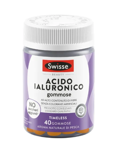 Swisse Acido Ialuronico Integratore per la Pelle 40 Gommose